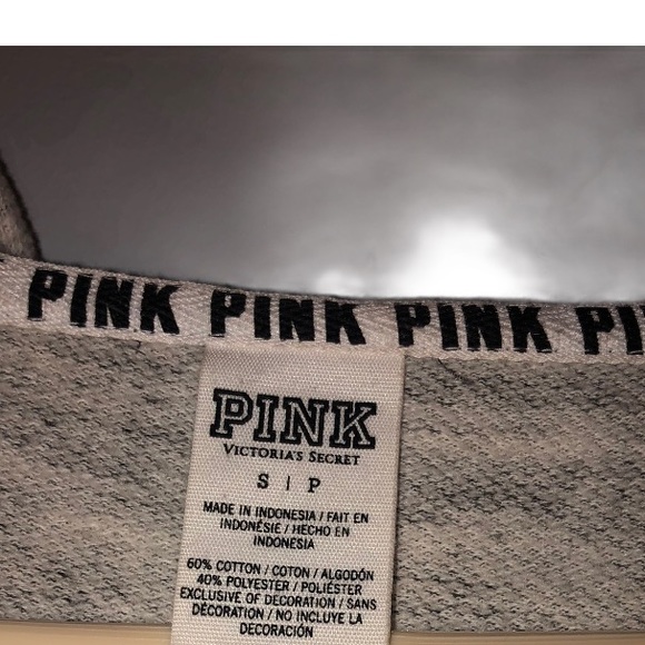Victoria’s Secret pink half zip hoodie - Picture 5 of 10